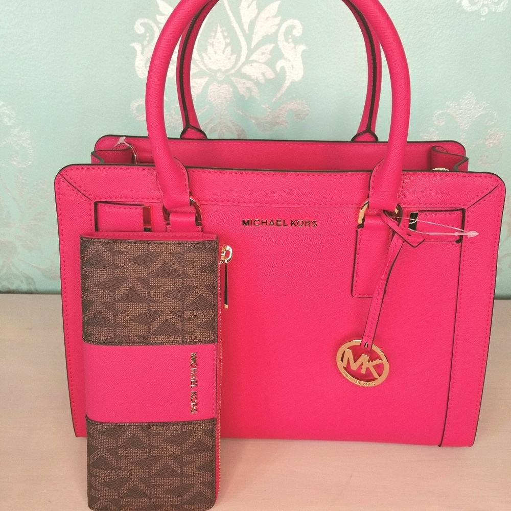 Michael Kors Dillon Satchel TZ MD - Picture 2 of 8